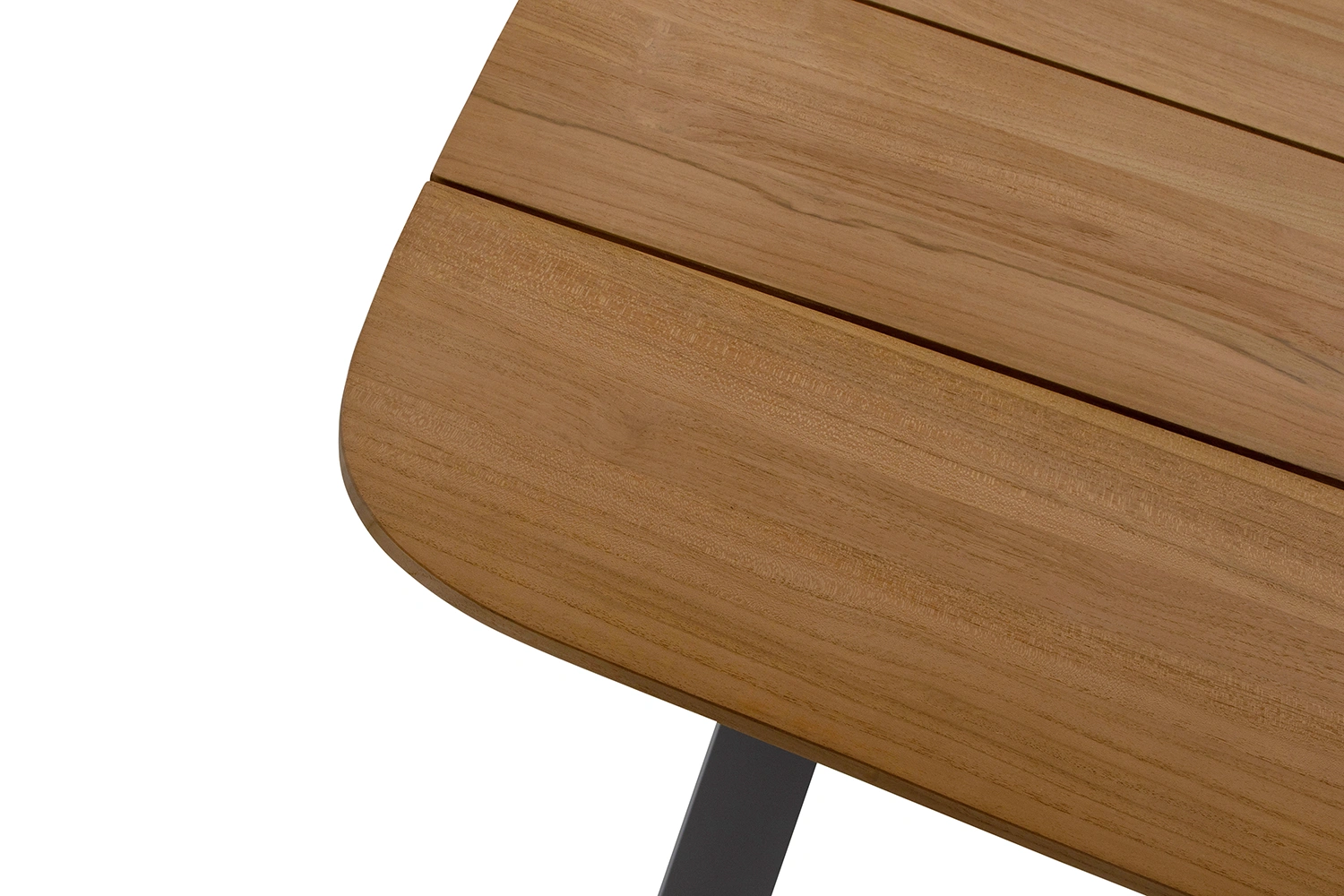 York matbord khaki/teak 220x100 cm