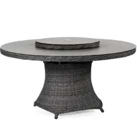 Hastings bord antracit/mörkgrå Ø150 cm, +ishink