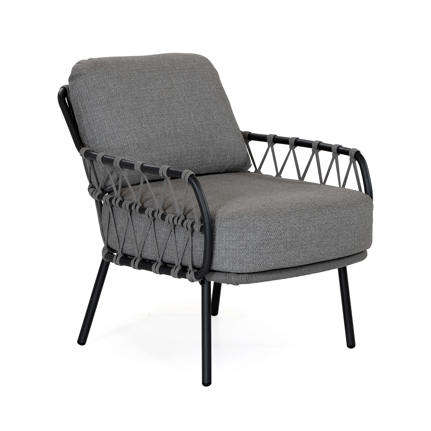 Avani diningfåtölj antracit/greige