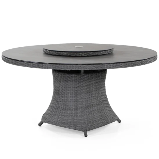 Hastings bord antracit 2-Line/mörkgrå - Ø150 cm