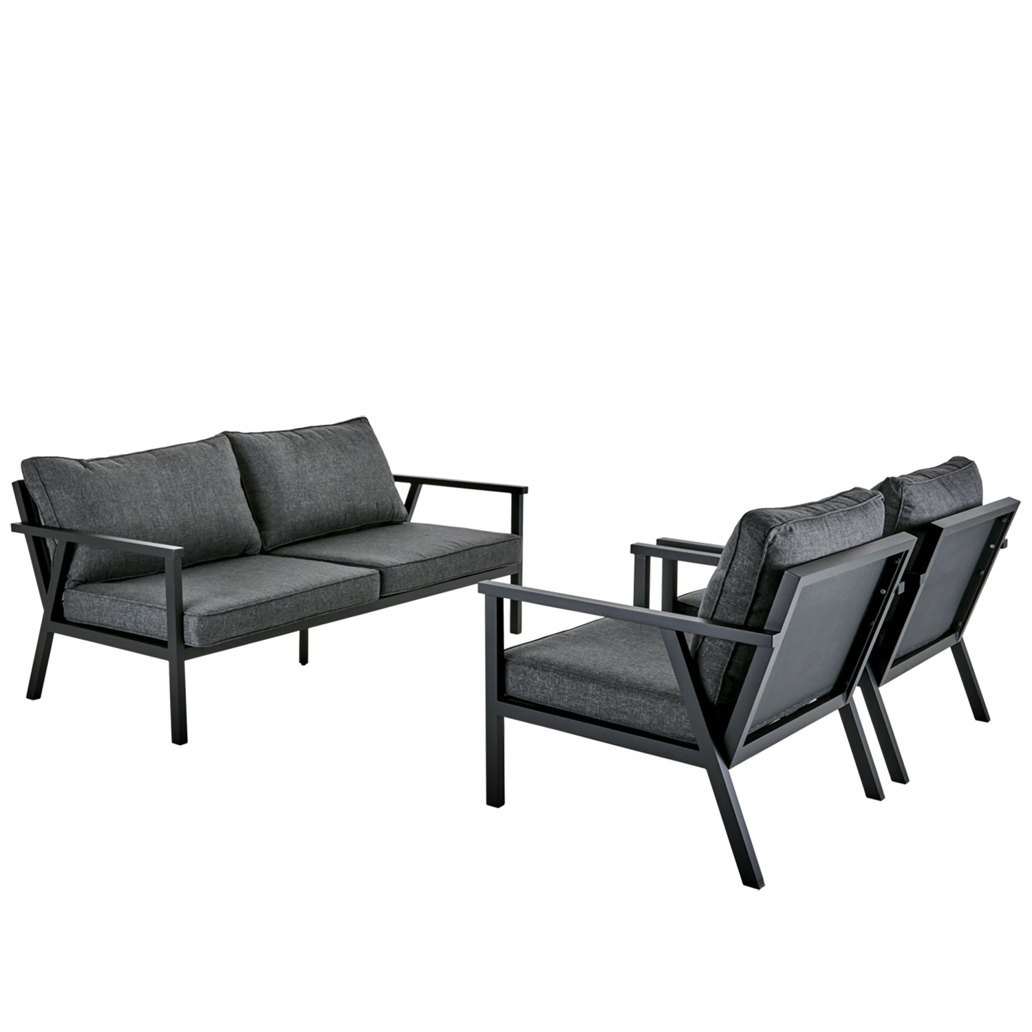 Rana soffgrupp svart/onyx, Låg