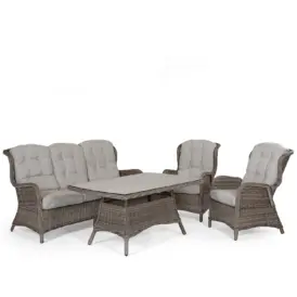 Rio soffgrupp - ställbar, drivved/beige