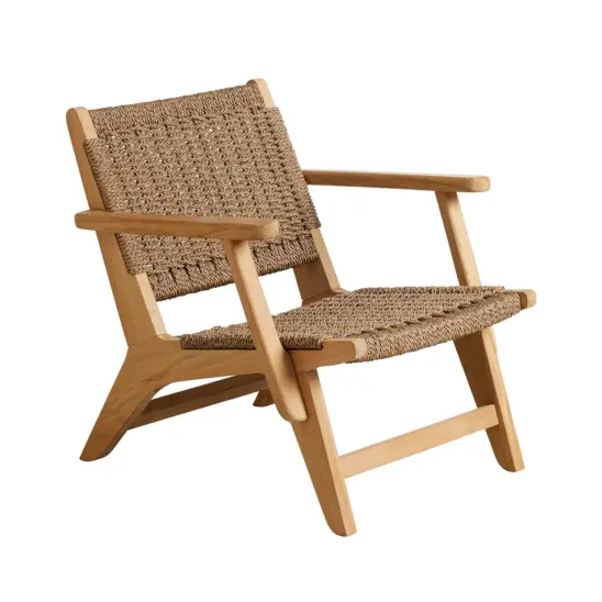 Cinas Eya loungefåtölj teak/viro-rep