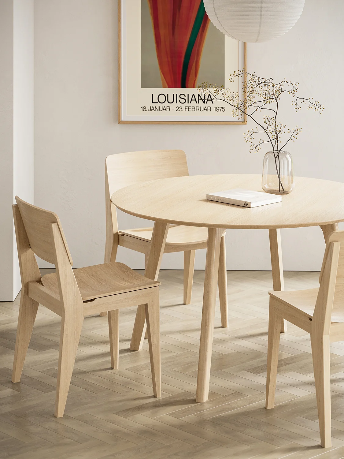 Elvo bord bambu Ø120 cm