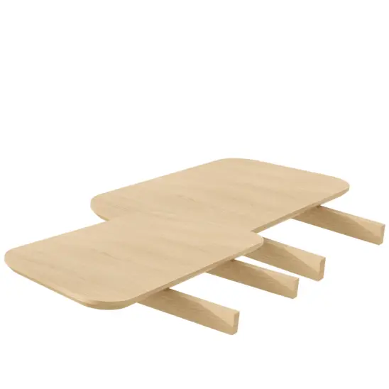 Cinas Elvo förlängningsskiva 2 pack bambu 80x40 cm