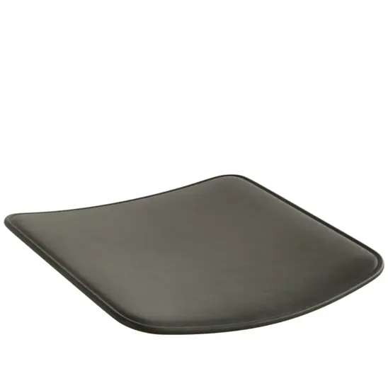 Cinas Elvo sittdyna läder svart 42x42 cm