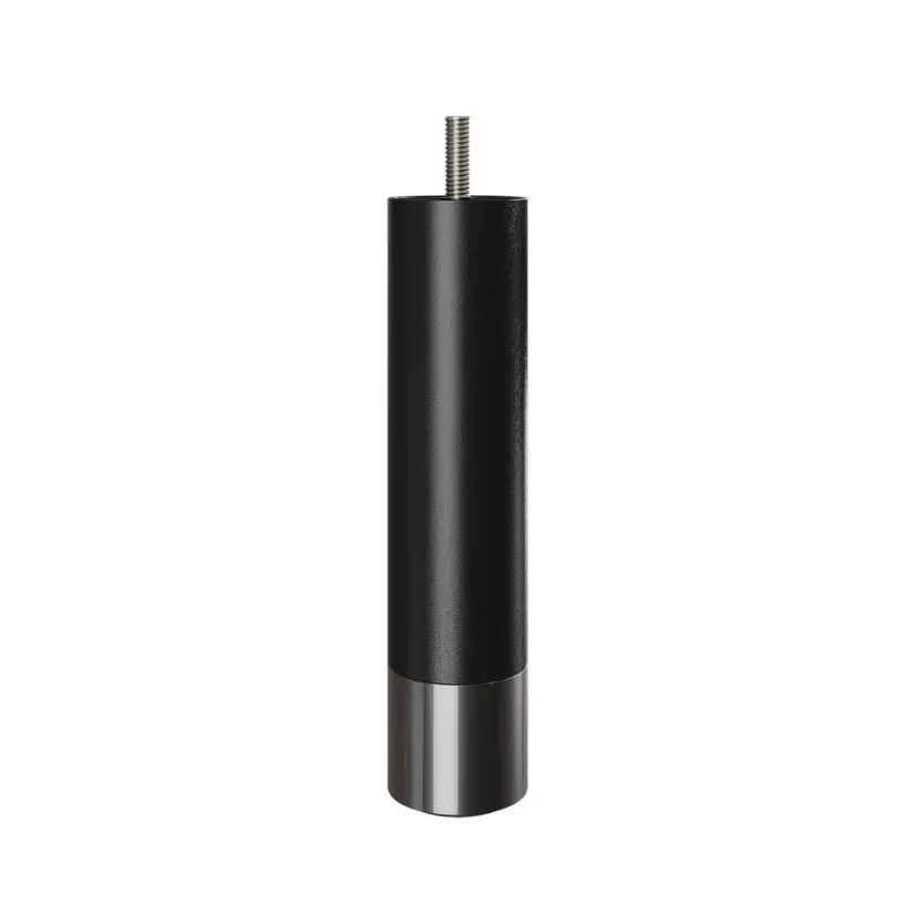 Tube sängben svart/silver 16 cm