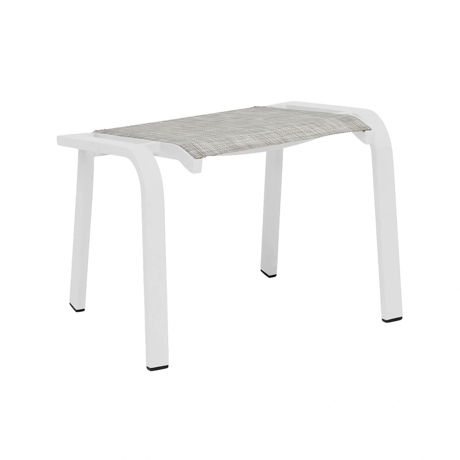 Hånger fotpall vit/gråbeige