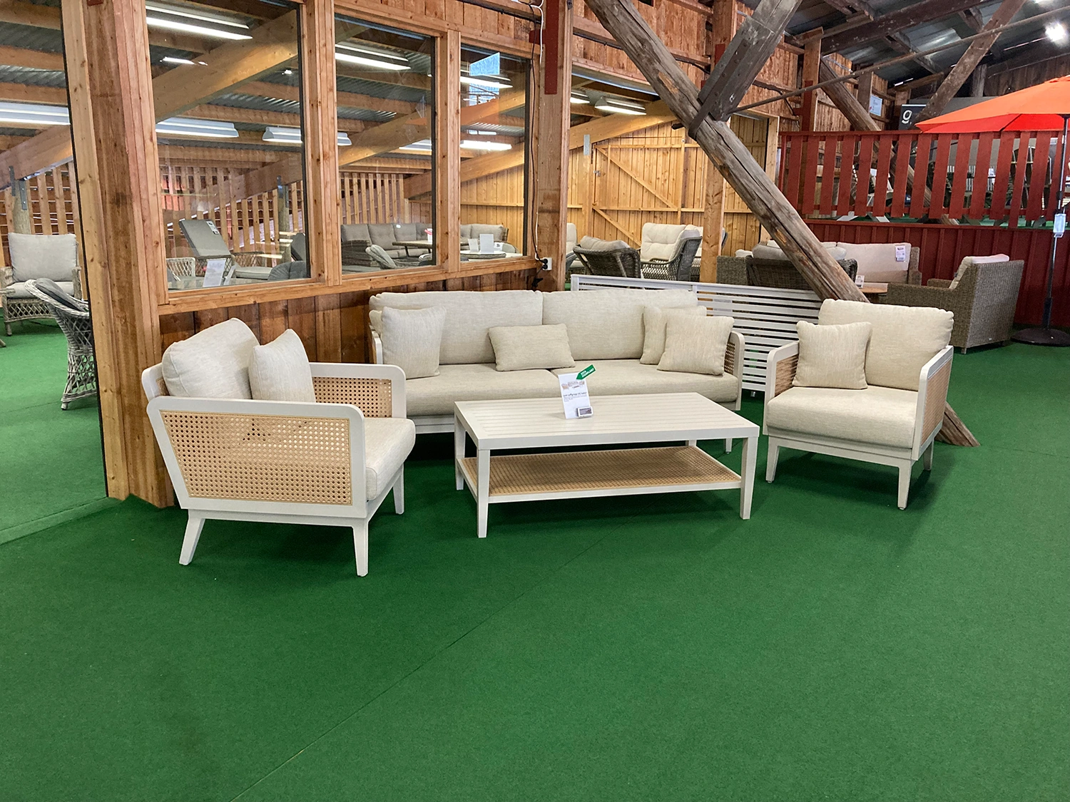 Lyon soffgrupp beige/natur