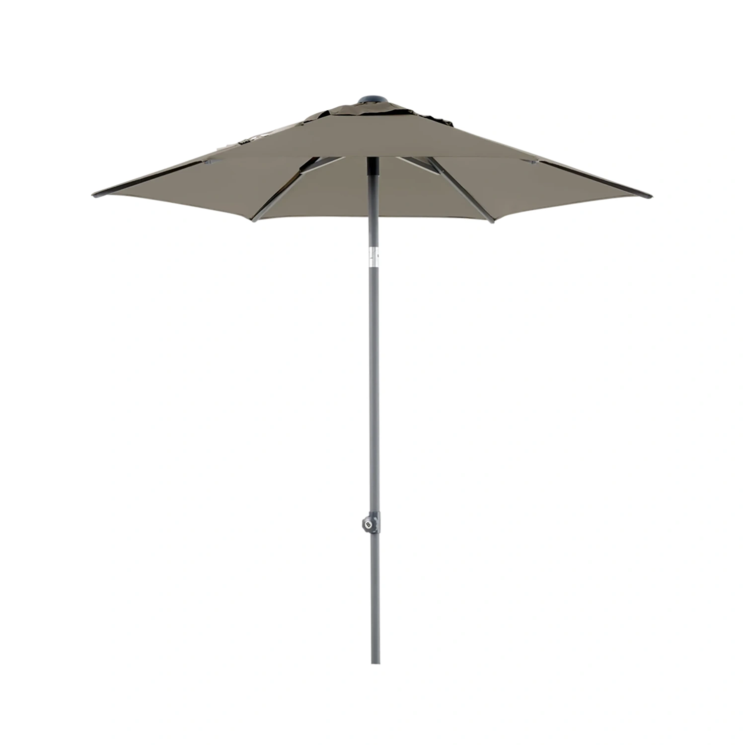 Poppi parasoll taupe Ø200 cm