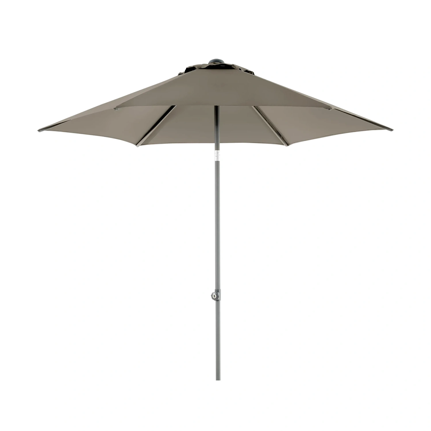 Poppi parasoll taupe Ø250 cm