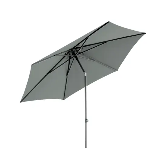 Poppi parasoll grå Ø300 cm