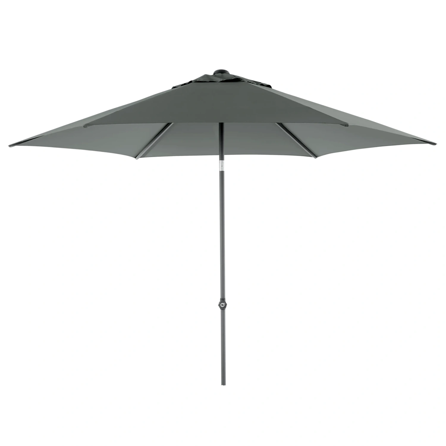 Poppi parasoll grå Ø300 cm