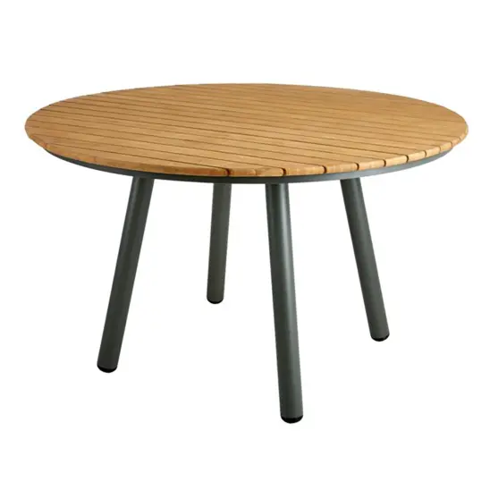 Bam Bo matbord nordic green/bambu Ø120 cm