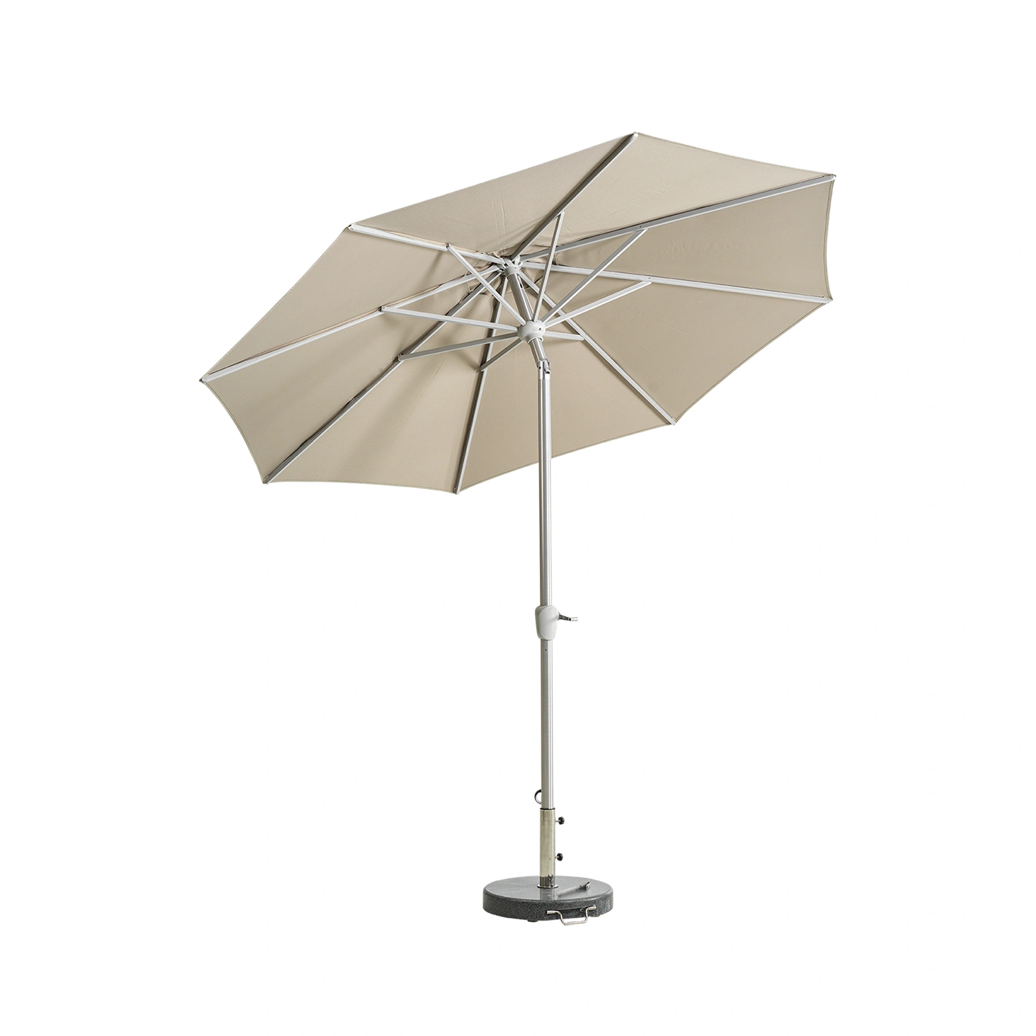 Abriola parasoll taupe Ø270 cm