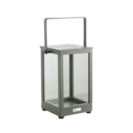 Belfort ljuslykta med handtag - nordic green, H37 cm