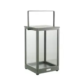 Belfort ljuslykta med handtag - nordic green, H43 cm