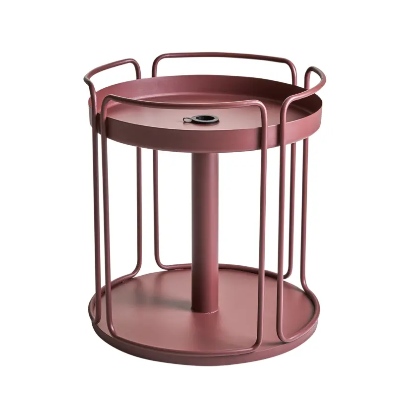 Shady sidobord/parasollbas zin red