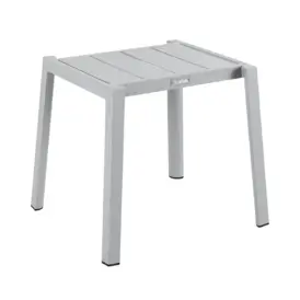 Delia sidobord ljusgrå 45x40 cm