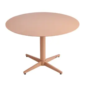 Mill soffbord peach Ø75 cm