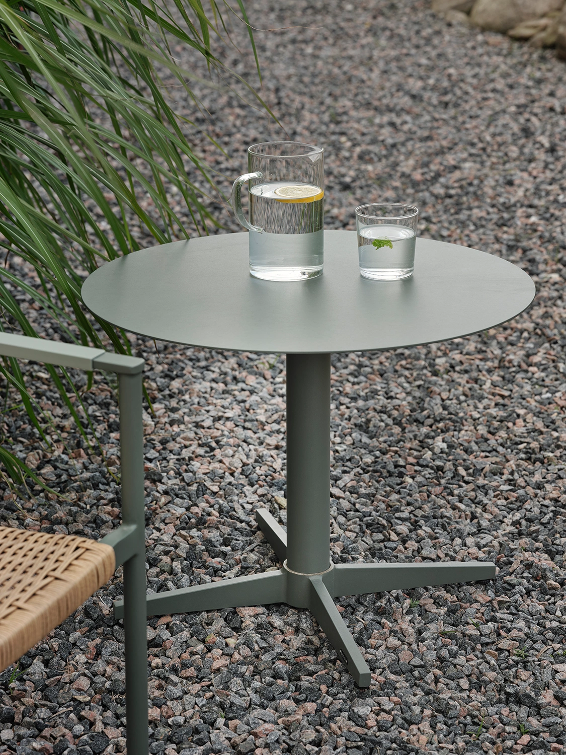 Mill satsbord nordic green Ø60/75 cm