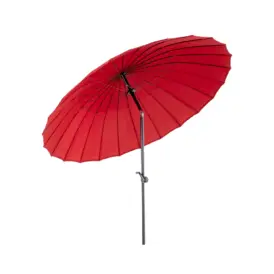 Shanghai parasoll antracit/röd Ø270 cm