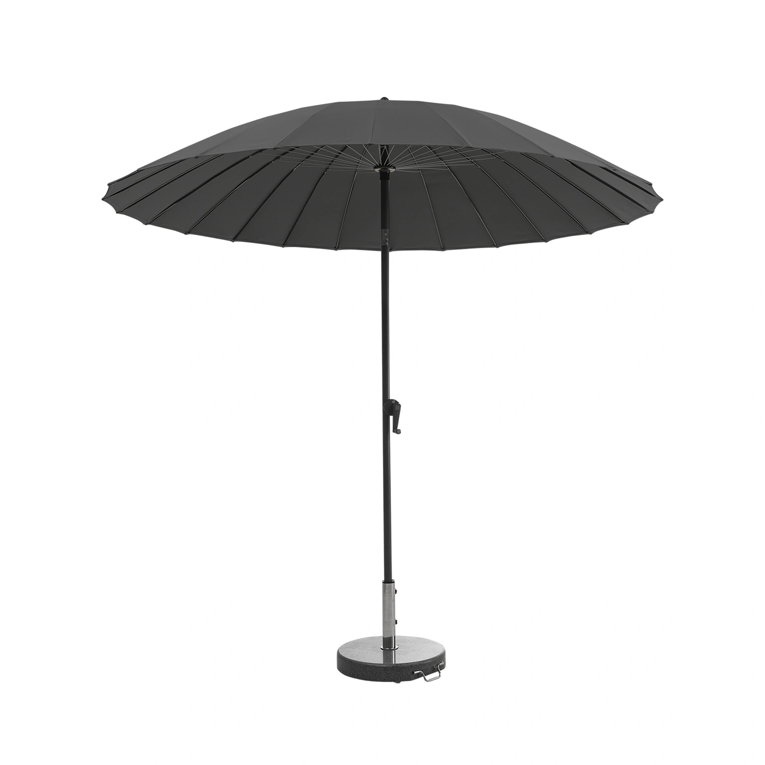 Shanghai parasoll antracit/grå Ø270 cm