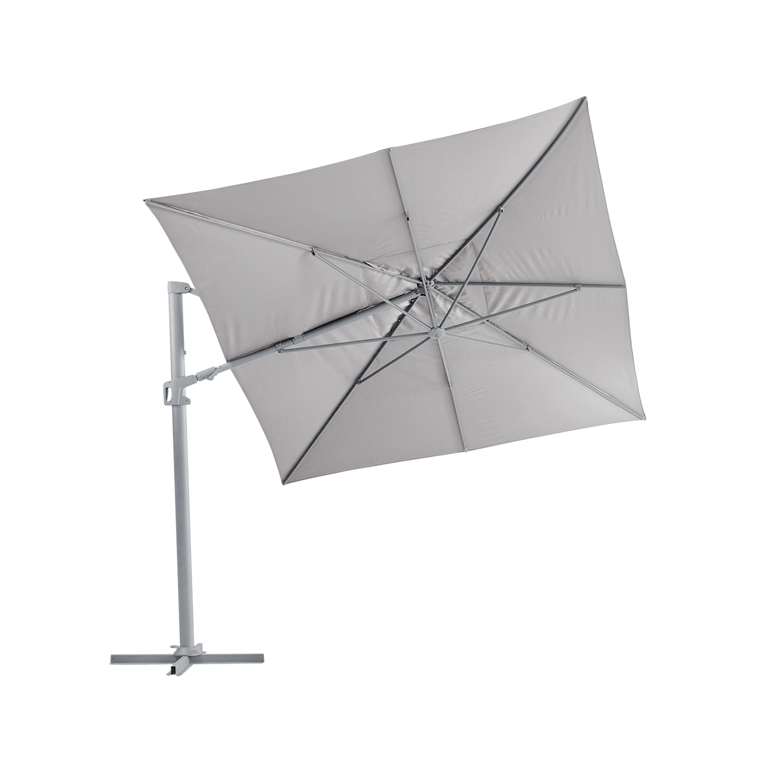 Vinovo frihängande parasoll khaki/khaki 400x300 cm