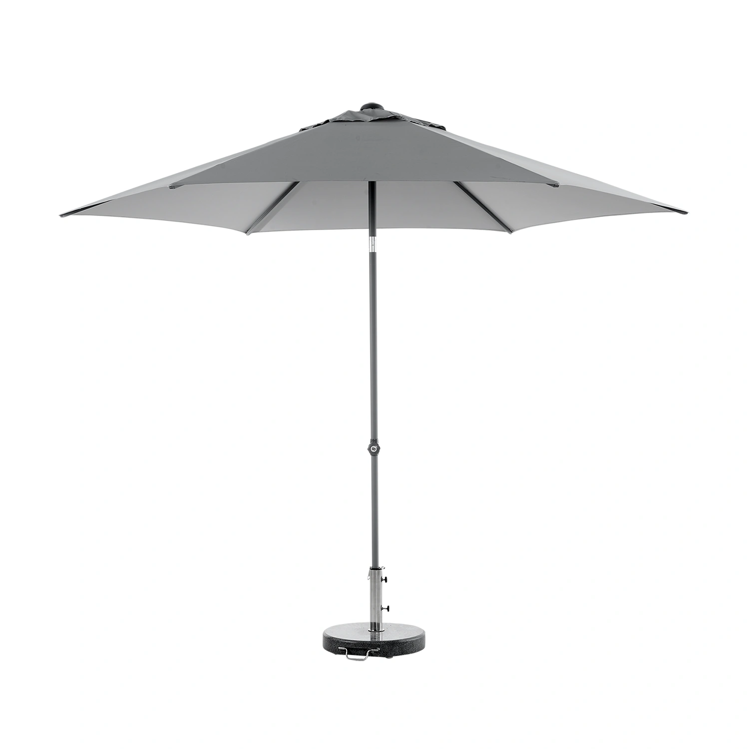 Poppi parasoll grå Ø300 cm