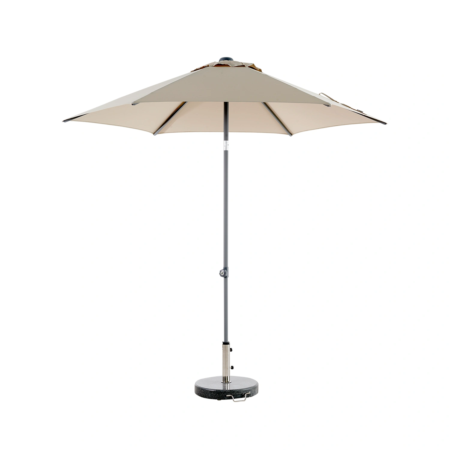 Poppi parasoll champagne Ø250 cm