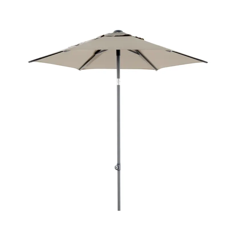 Poppi parasoll taupe Ø200 cm
