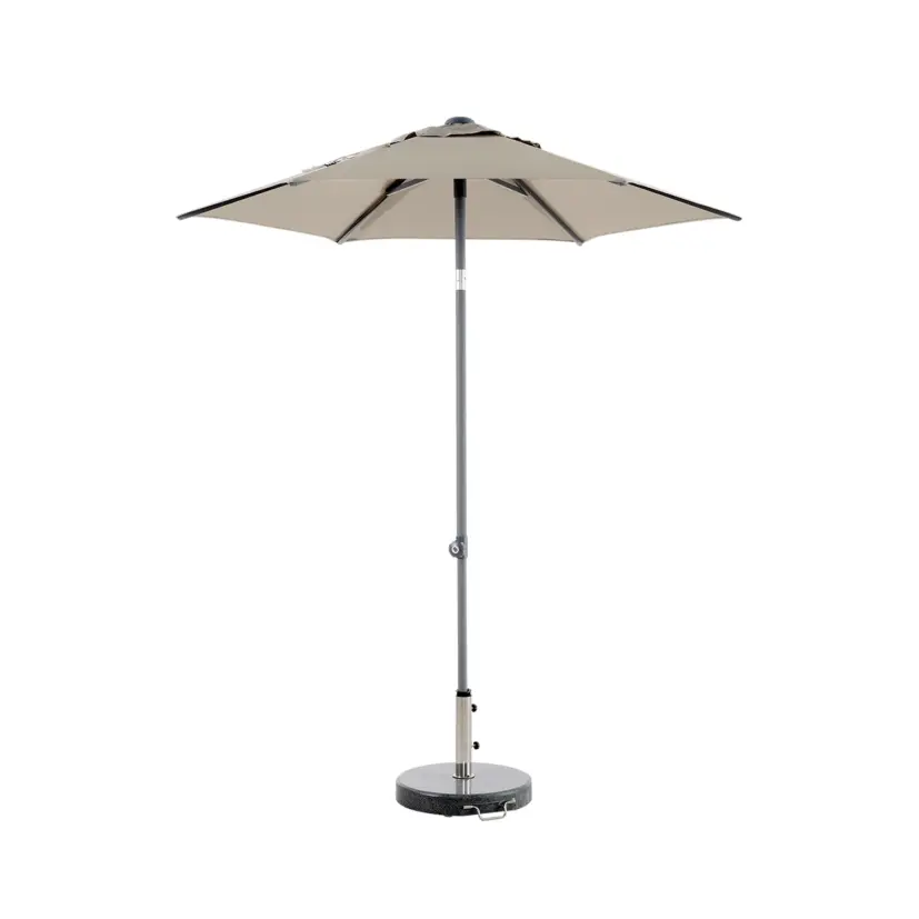 Poppi parasoll taupe Ø200 cm