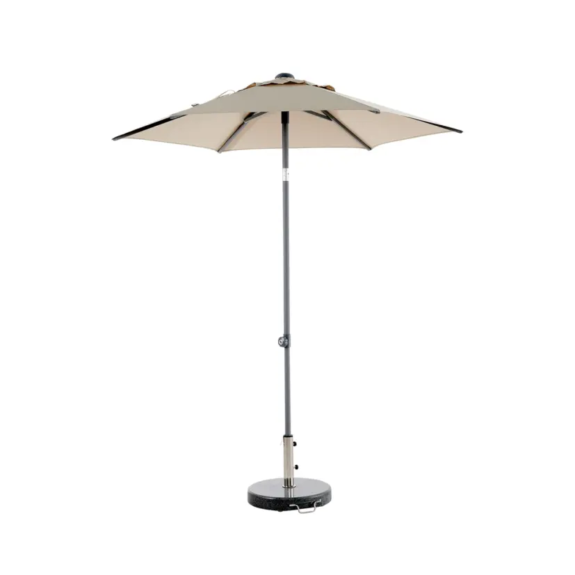 Poppi parasoll champagne Ø200 cm