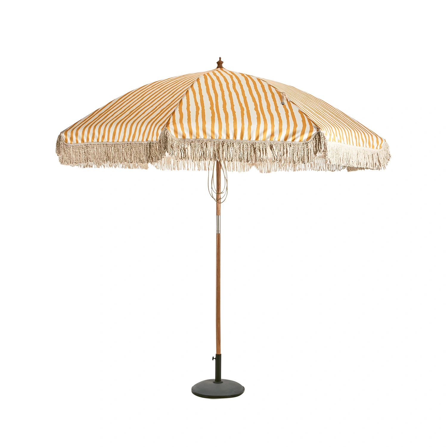 Gatsby parasoll gulrandigt Ø256 cm