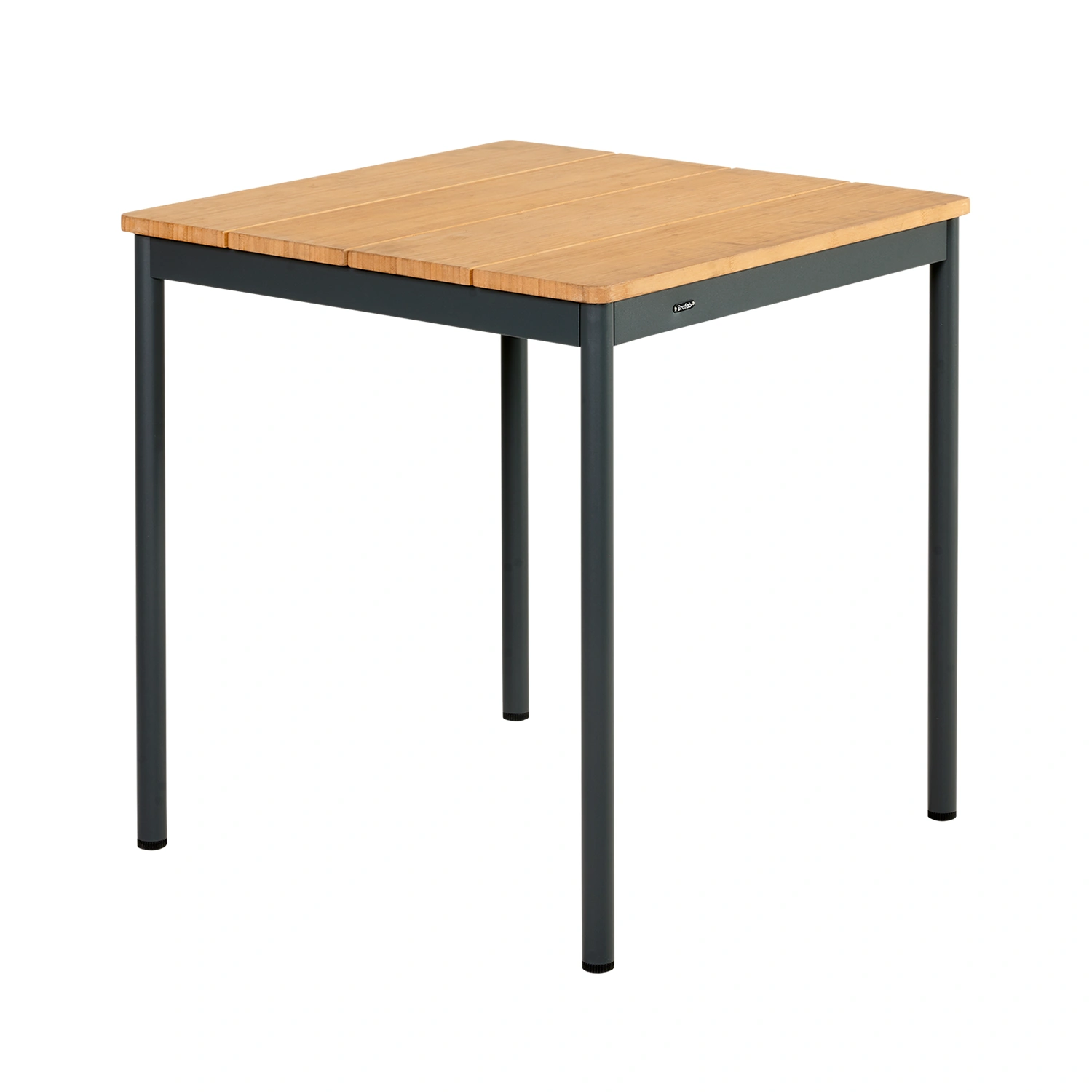 Product Image for Nox cafébord antracit/bambu 70x70 cm