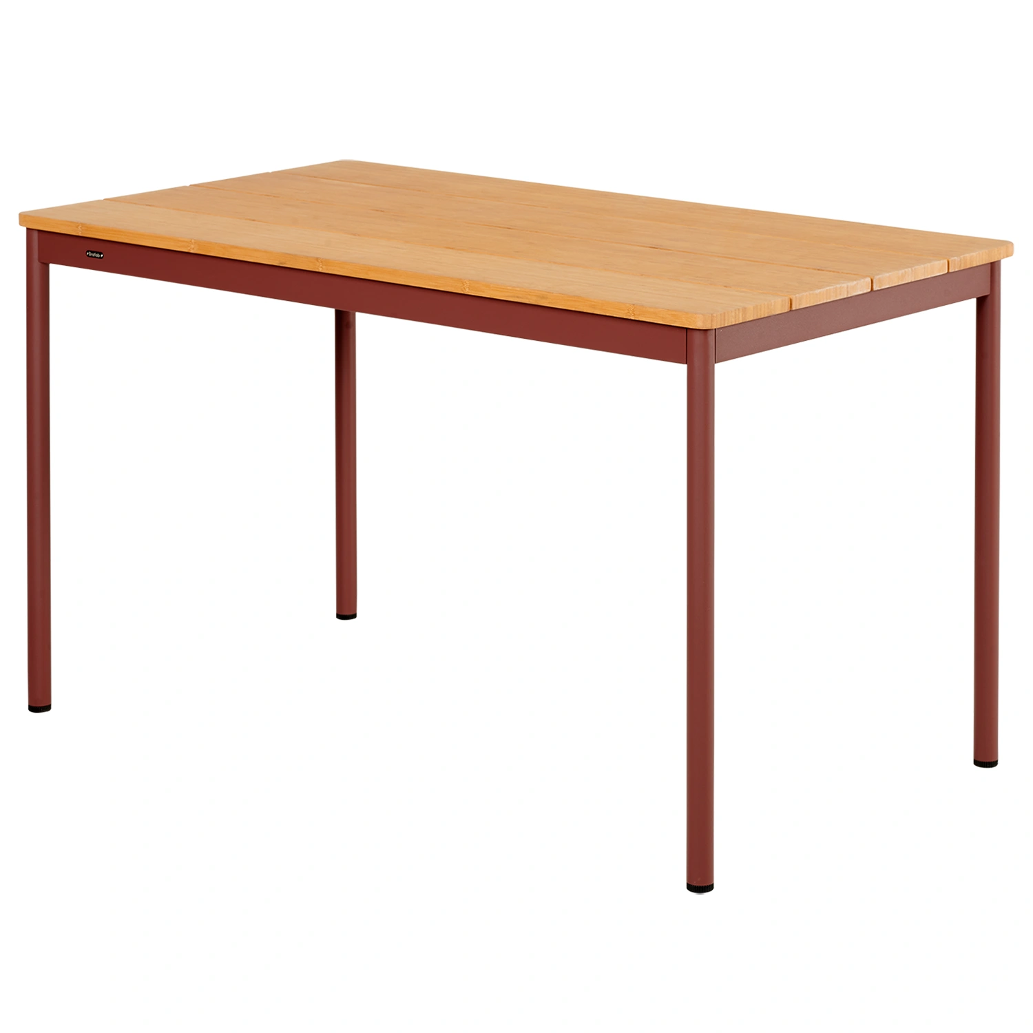 Product Image for Nox cafébord zin red/bambu 125x70 cm
