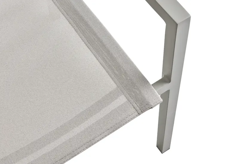Delia karmstol ljusgrå/offwhite