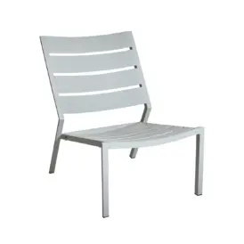 Delia loungefåtölj ljusgrå