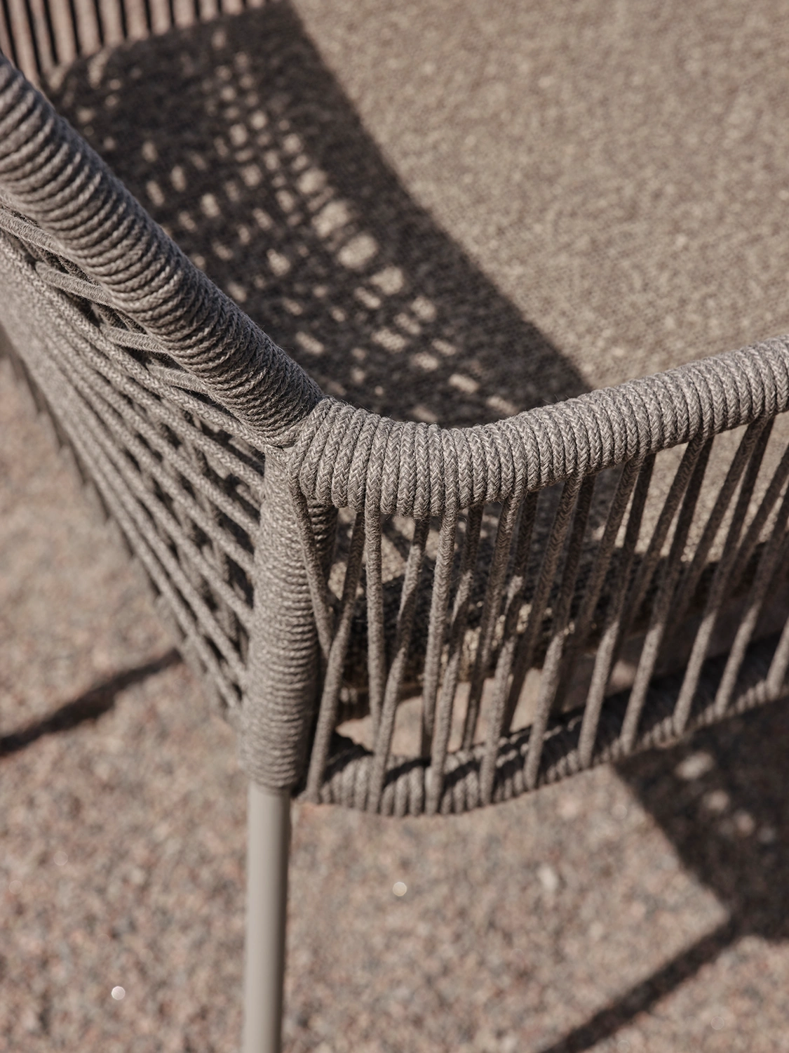 Vira karmstol khaki/mud brown