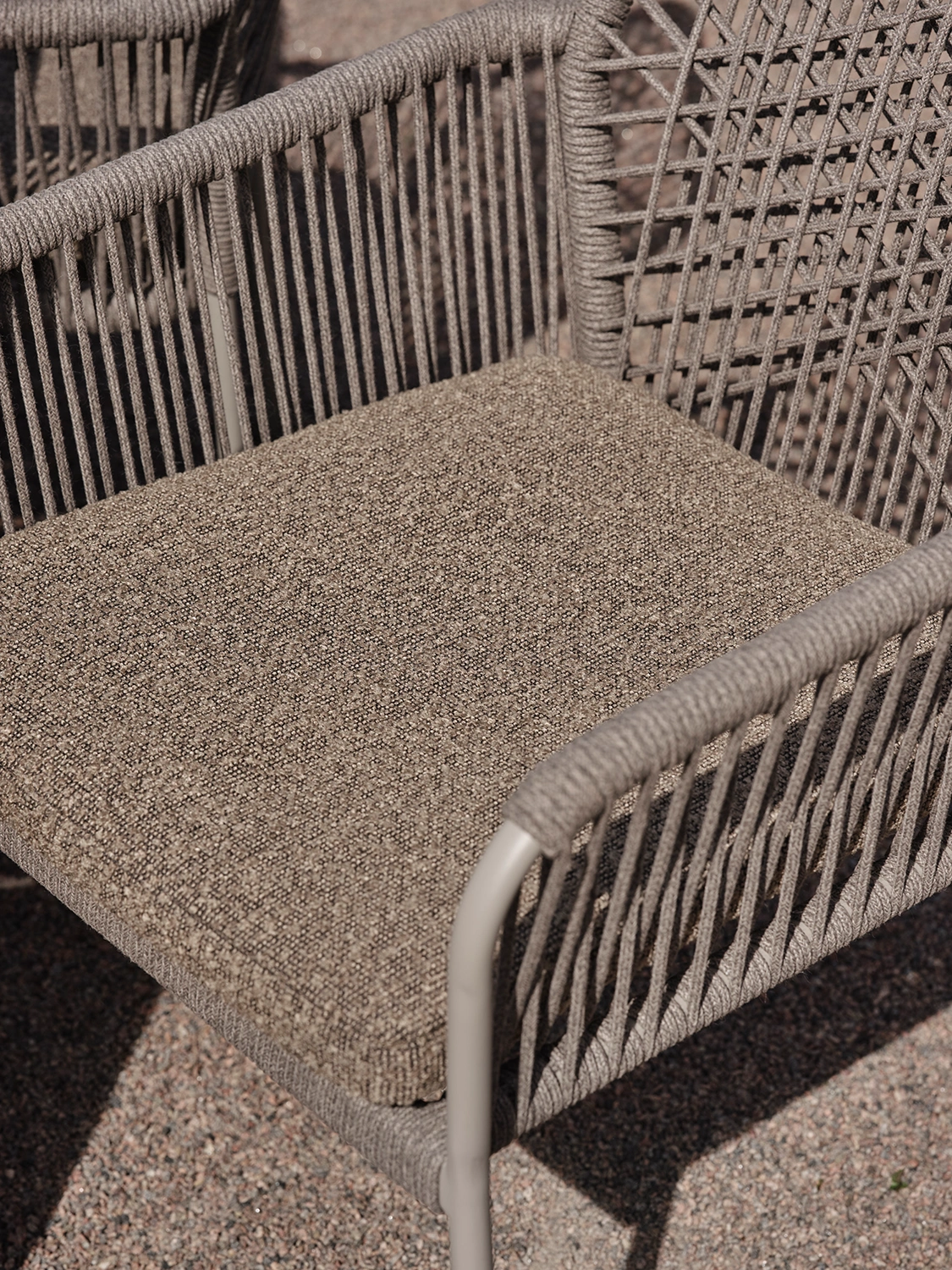 Vira karmstol khaki/mud brown