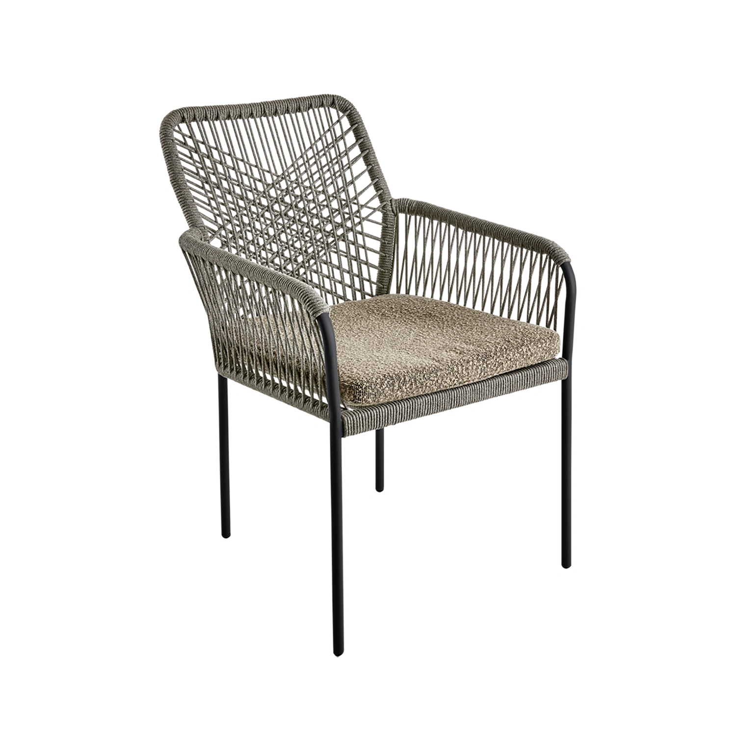 Vira karmstol svart/mud brown