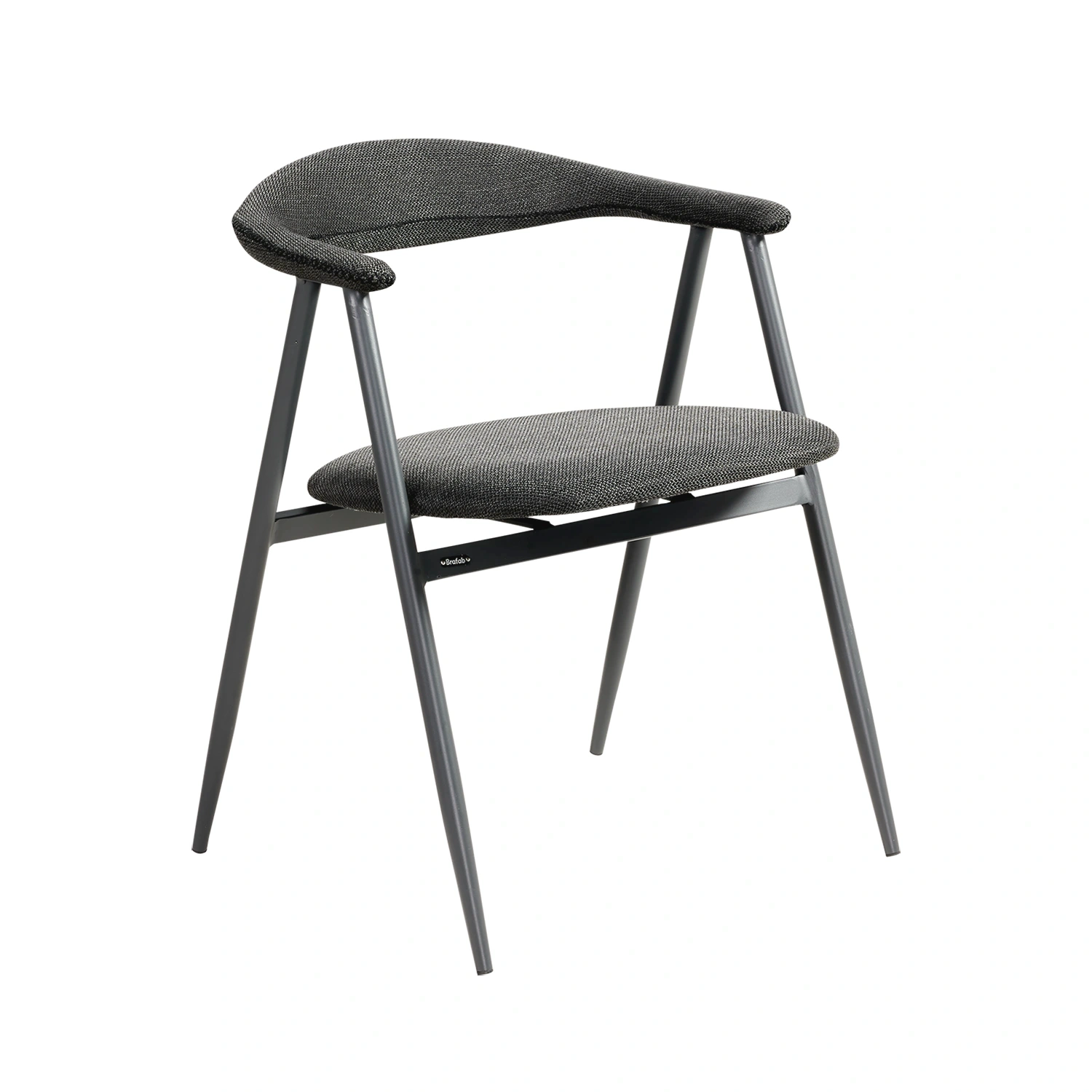 Boi karmstol antracit/black barley