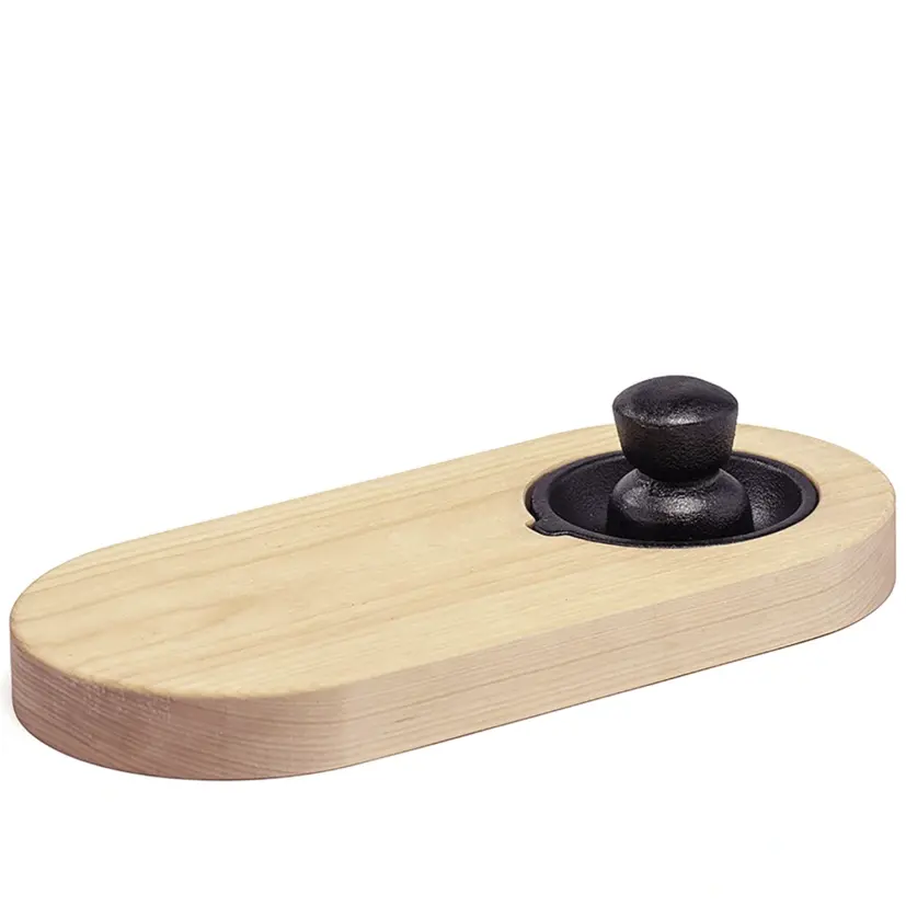 Knosa mortel med skärbräda