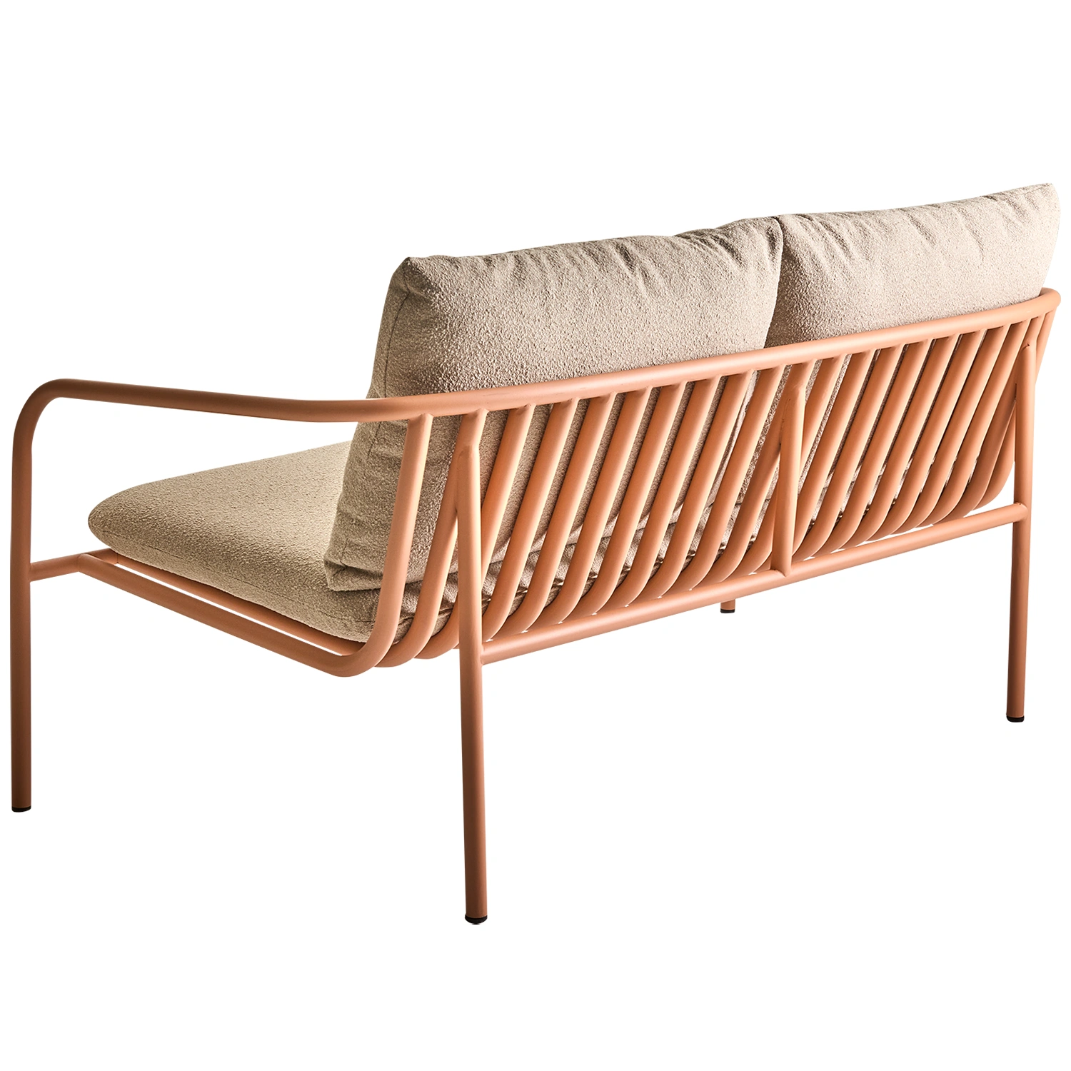 Bendt 2-sitssoffa peach/teddy beige