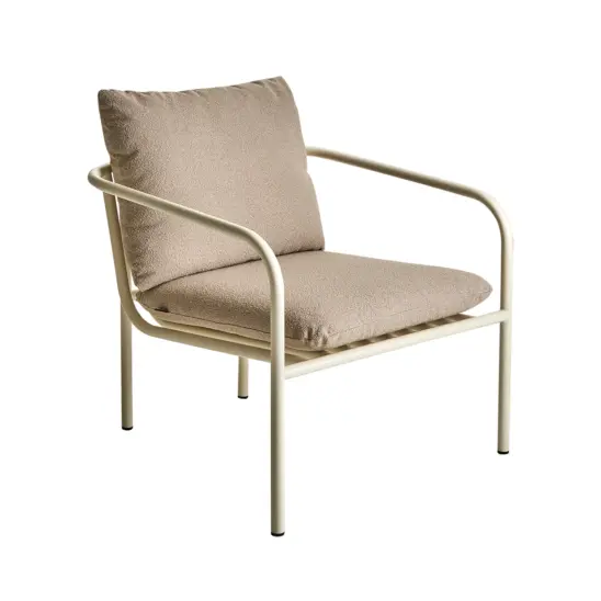 Bendt fåtölj pärlvit/teddy beige