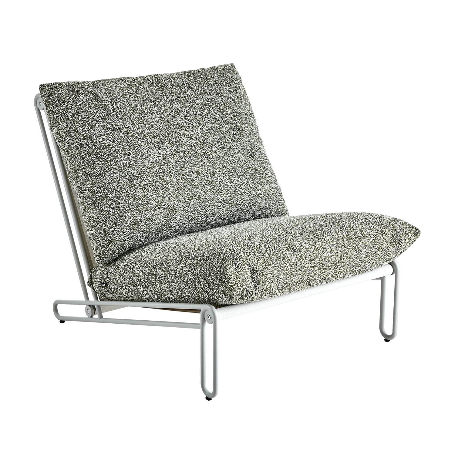 Product Image for Blixt loungefåtölj ljusgrå/teddy verde