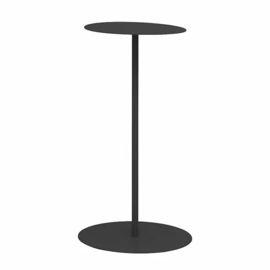Hillerstorp Jet Set sidobord svart Ø35 cm, höjd 74 cm