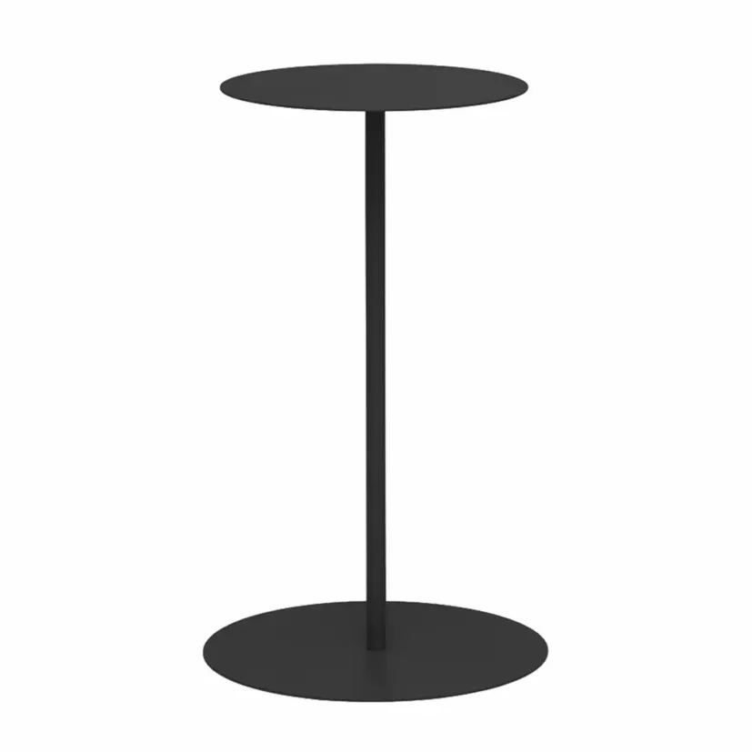 Hillerstorp Jet Set sidobord svart Ø35 cm, höjd 67 cm