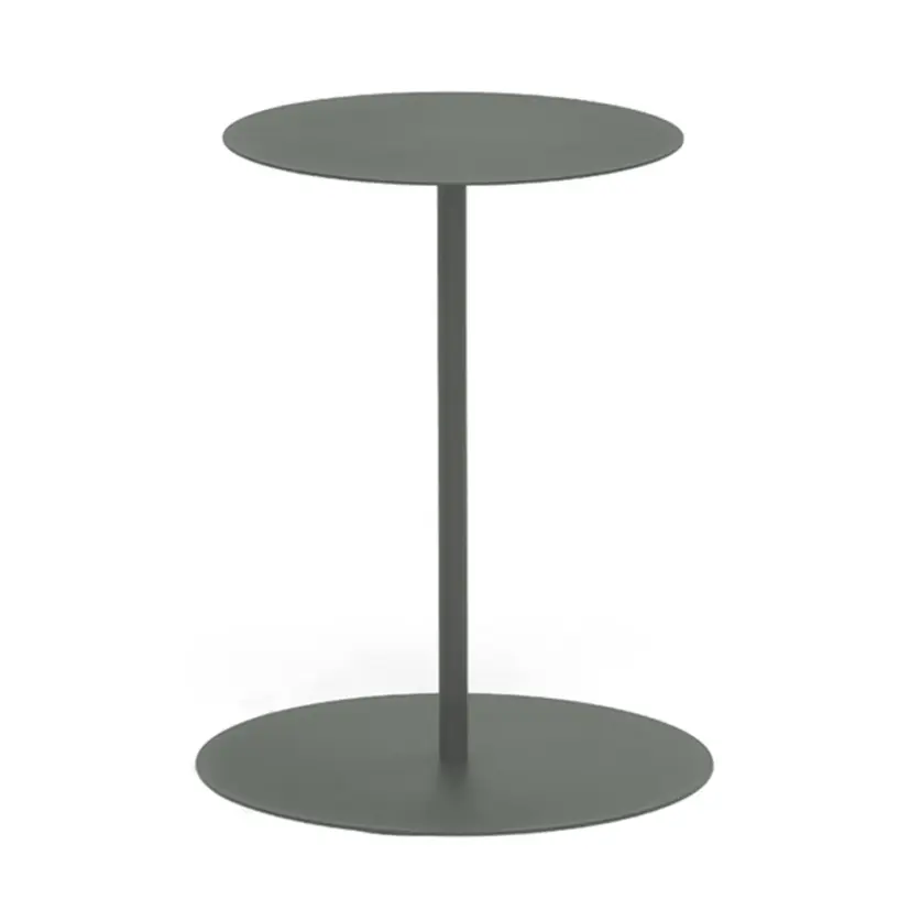 Hillerstorp Jet Set sidobord grågrön Ø35 cm, höjd 50 cm