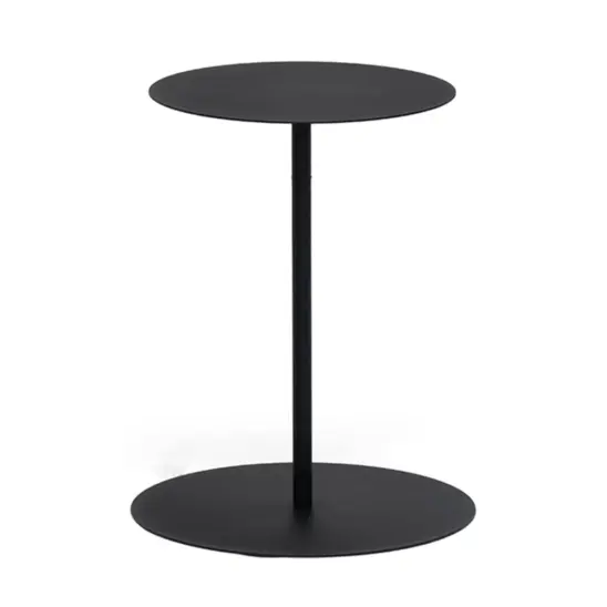 Hillerstorp Jet Set sidobord svart Ø35 cm, höjd 50 cm